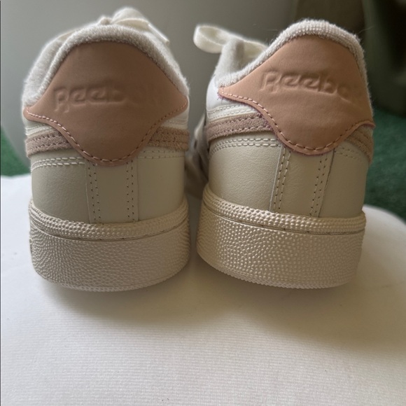 Reebok Women's Cream and Pink Sneakers - Picture 6 of 10